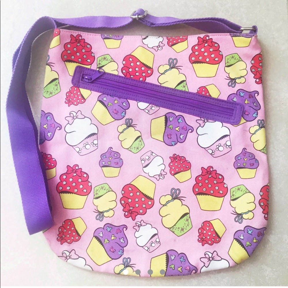 Disney Cupcakes Crossbody Purse Tinkerbell Minnie